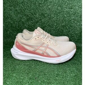 ASICS Womens Gel-Kayano 30 Size 9 Wide Beige Pink Running Shoes Athletic Sneaker